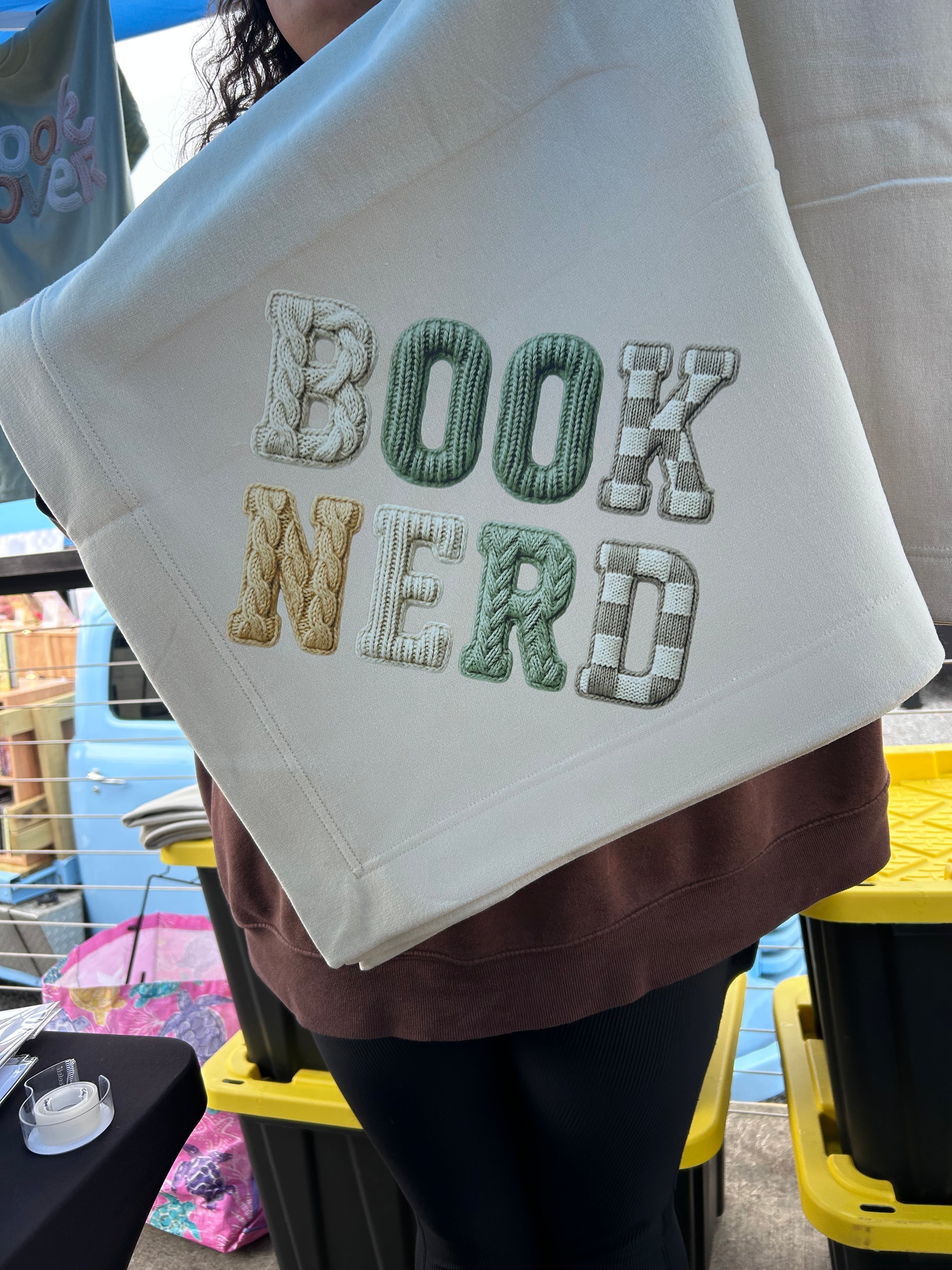 Book Nerd Throw Blanket