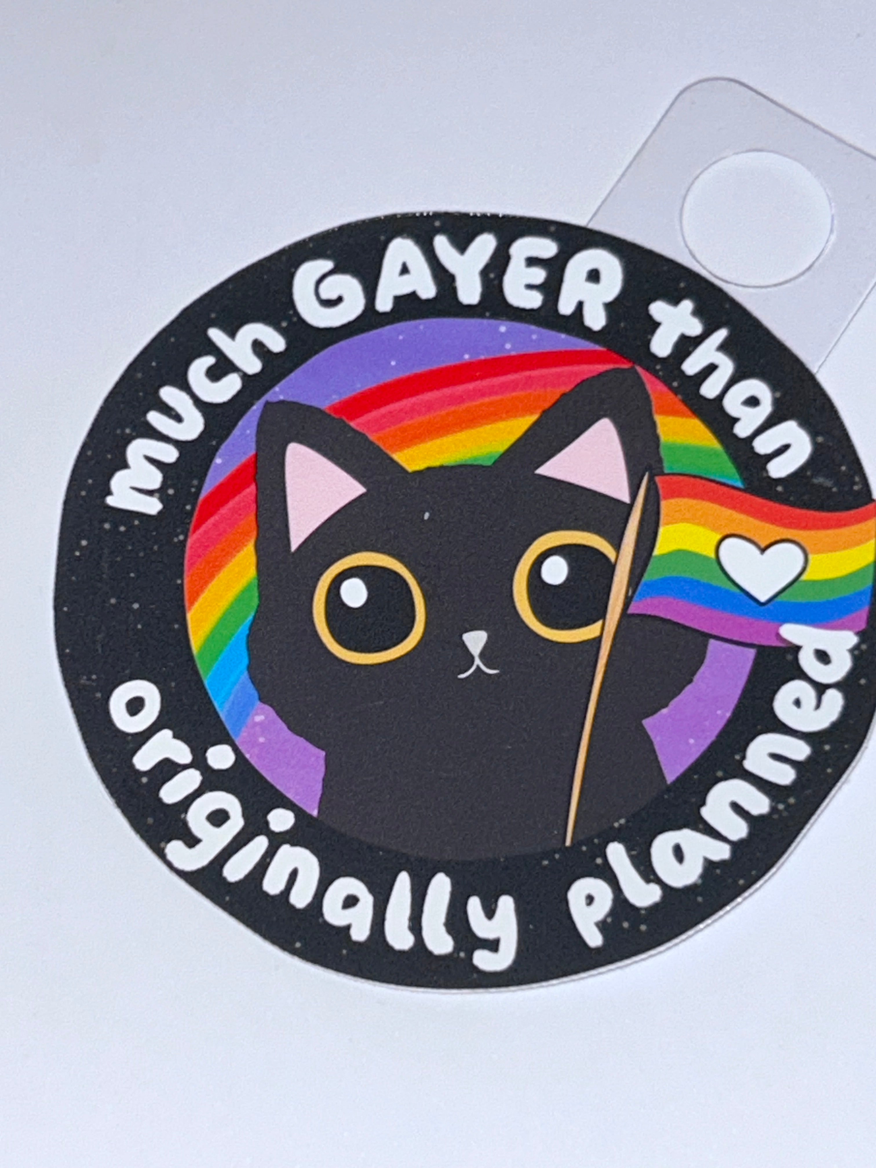 Much gayer than originally planned