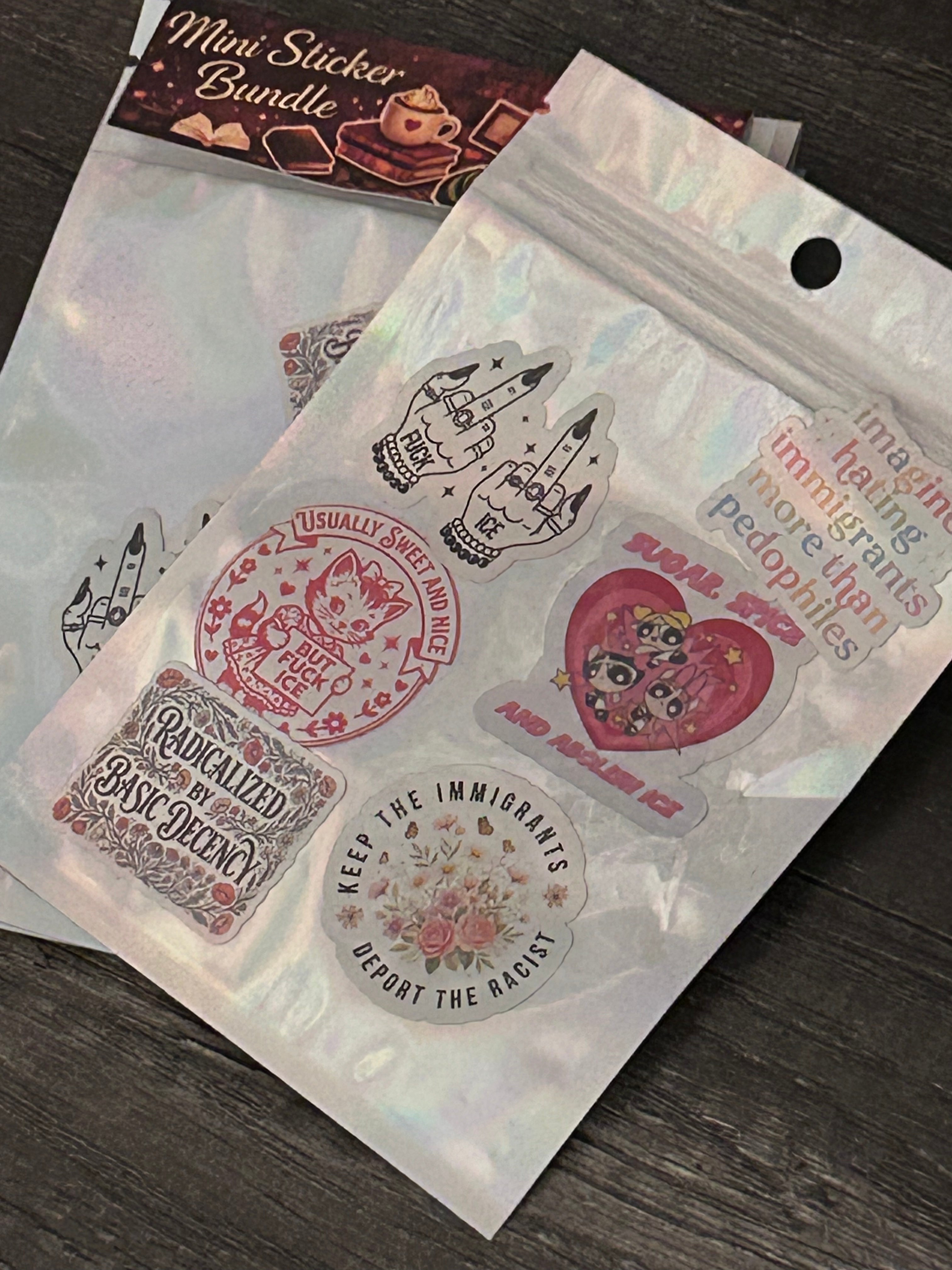 Mini Sticker Set Abolish Ice