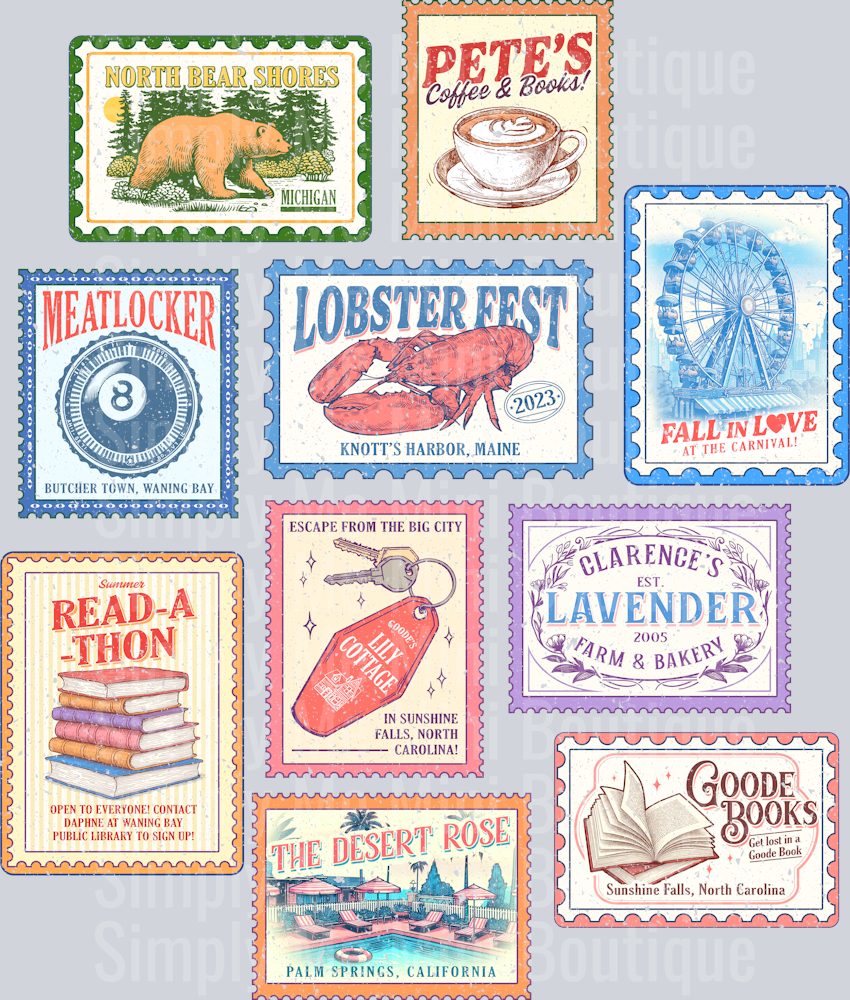 Bookish Stamps